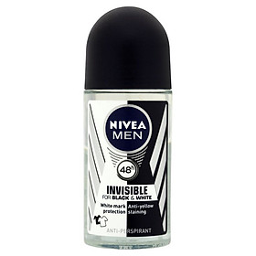 (B2B)Lăn Khử Mùi Nam Black & White Nivea 50ml - 82245