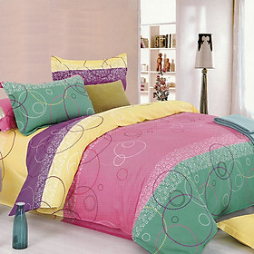 Bộ Drap không mền thương hiệu YOONA KOREA - RAINBOW COLORS