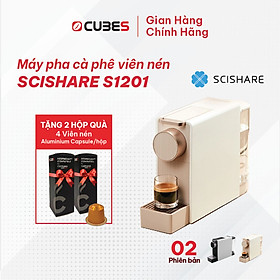 Máy pha cà phê viên nén Xiaomi SCISHARE S1201 thích hợp với máy Nespresso - Hàng nhập khẩu