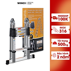 Mua Thang rút inox chữ A Winci TRS  chất liệu inox 316  Bảo hành 2 năm