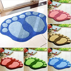 Mua Thảm Chùi Chân Hình Bàn Chân Siêu Thấm Chống Trượt