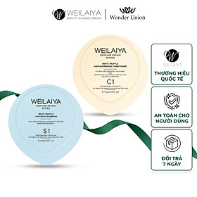 Set quà Dầu gội xả phục hồi nấm Truffle Weilaiya