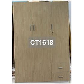 Mua Tủ quần áo nhựa 3 cánh mix hộc như hình tùy chọn ĐV Tundo 124 x 185 x 47 cm nhiều màu lựa chọn