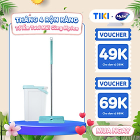 Mua Bộ Lau Nhà MyJae Đài Loan Sợi Fiber Xoay 360 Độ Thông Minh 125cm