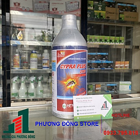 Hình ảnh Thuốc diệt muỗi và côn trùng CYPRA PLUS 25EC_ chai 1 lít