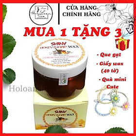 Sáp wax triệt lông nách mật ong Shiny, wax lông tẩy lông shiny hủ 250gr (Mua 3 tặng 1)