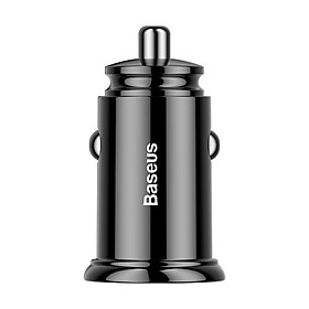 Baseus Circular PPS Intelligent Car Charger 30W with USB Quick Charge 4.0 QC 3.0 and USB-C PD 3.0 SCP USB Type-C Charger