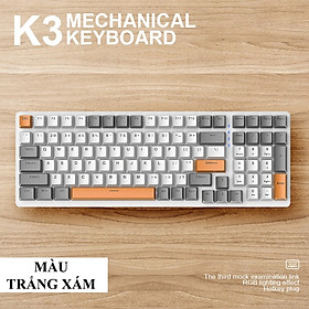 Mua Bàn phím cơ K3 sử dụng Red Switch với 3 phiên bản màu sắc phối màu cực đẹp có đèn led RGB phù hợp với game thủ