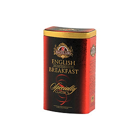 Hình ảnh Trà đen Ceylon Basilur English Breakfast cao cấp – 100g (Hộp thiếc)