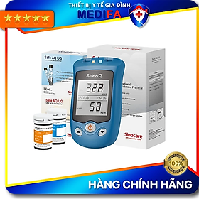 BỘ MÁY ĐO ĐƯỜNG HUYẾT VÀ AXIT URIC ( BỆNH GÚT ) 2 TRONG 1  KÈM 100 QUE KIM