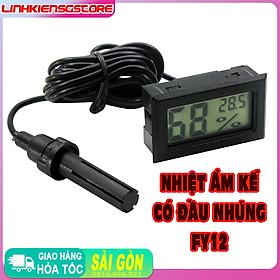 Mua Nhiệt ẩm kế điện tử DÂY DÒ dài 150cm độ do nhanh chóng chính xác