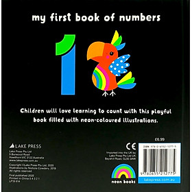 Neon Cut Outs - My First Book Of Numbers