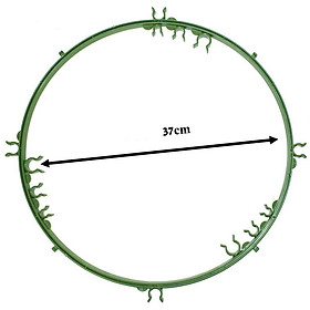 Mua Vòng giữ thân cây Daim đường kính 32cm kết hợp với ống thép bọc nhựa làm khung trồng hoa