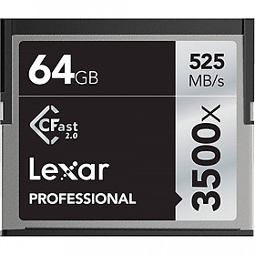 Thẻ nhớ máy ảnh CFast Lexar 64GB 3500X 525MB/s - Hàng chính hãng
