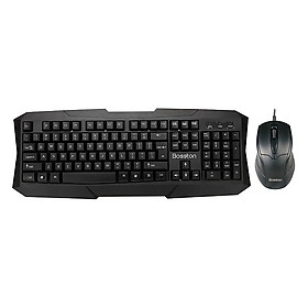 Bộ Phím Chuột Dành Cho Văn Phòng Có Dây Keyboard Bosston S6600 - HÀNG CHÍNH HÃNG