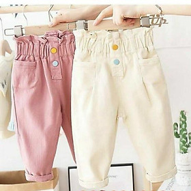 (Size 12-31kg) Quần bò, quần kaki bé gái