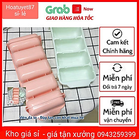 Mua Khay làm đá 5 viên to nhựa dẻo VIỆT NHẬT  – Khay đựng đá  đựng đồ ăn dặm cho bé tiện lợi