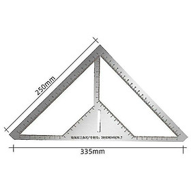 Quy tắc đa chức năng của các quy tắc thép không gỉ sàn nhà hình tam giác của công cụ làm việc bằng gỗ