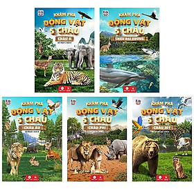 Bộ sách khám phá động vật 5 châu