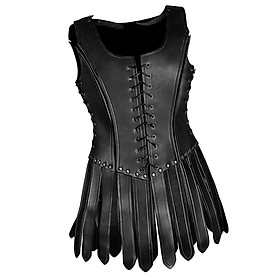 Medieval Waistcoat Dress Knight Costume Accessory Body Chest Harness Cosplay Breast for Halloween, Role Play, Dress up