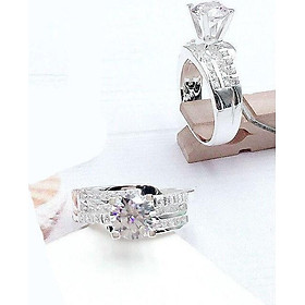 Nhẫn Bạc Nữ Italy 100% Mẫu Hoa Xoắn N145 (2) ( 01 Chiếc ) 