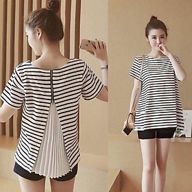 Áo bầu CÔNG SỞ kéo khóa cánh tiên, chất cotton thấm hút mồ hôi có size 48->72kg - Tổng kho