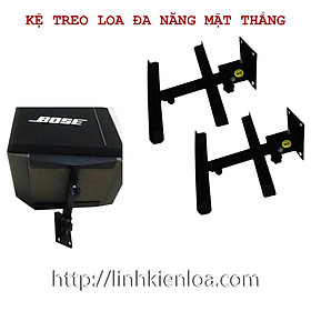 Hình ảnh Trọn bộ 02 giá đở loa thùng treo tường chịu lực độ bền cao mặt thẳng. Có ốc vít, tắt kê đi kèm