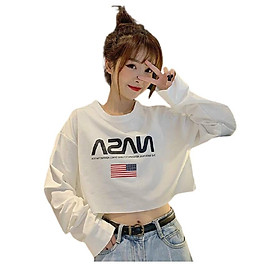 Áo thun nữ croptop dài tay xinh