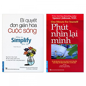 Nơi bán Combo 2 cuốn: Bí Quyết Đơn Giản Hóa Cuộc Sống, Phút Nhìn Lại Mình - Giá Từ -1đ