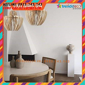 1 Tặng 1 - Mô Hình Đầu thú gỗ ghép trang trí Đèn gỗ trang trí  decor nhà hàng, phòng khách phòng ngủ đẹp