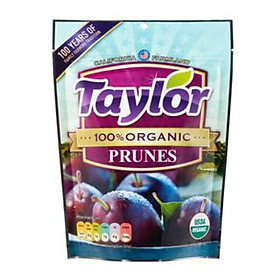 Mận Khô Taylor Hữu Cơ Organic Tự Nhiên Hữu Cơ Không Đường Giảm Táo Bón Cho Bé Ăn Vặt Bà Bầu Nhập Khẩu Mỹ 250g