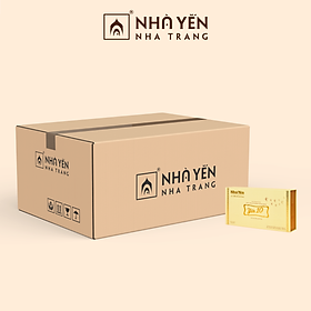 Thùng 12 Hộp Nước Yến Sào Yến 10 - Nhà Yến Nha Trang - Hộp 5 Chai