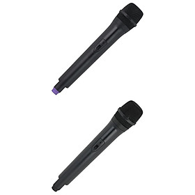 2 Pieces Durable Handheld Microphone Prop Miniature Mic Performance