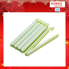 Mua Set 5 Kẹp Nhựa Cao Cấp Bảo Quản Túi Đựng Thực Phẩm  Kẹp Niêm Phong Túi Đồ Ăn tiện lợi