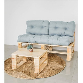 Mua Bộ bàn ghế sofa gỗ thông