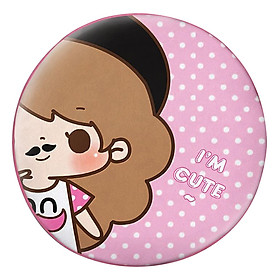 Gối tròn Cô bé I'm cute - GOCP038