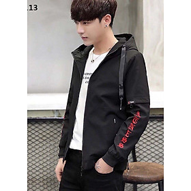 Áo khoác dù Angel cho nam 2 lớp, size M và L màu đen đỏ rất đẹp