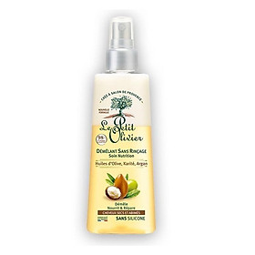 Xịt dưỡng tóc phục hồi tóc hư tổn chiết xuất Dầu Argan, Bơ Hạt Mỡ, Dầu Olive Le petit Olivier 150ml