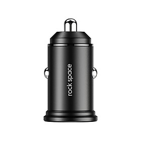 Mua Tẩu sạc mini trên xe hơi Rockspace C304  2 cổng sạc nhanh 24W - Hàng chính hãng