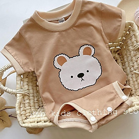 Quần áo trẻ em Set Body chip bodysuit áo liền quần bộ đồ liền thân cho bé trai bé gái