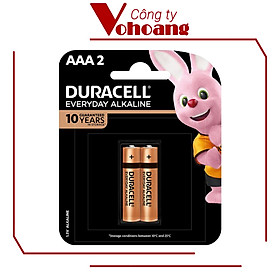 Pin kiềm Duracell Everyday AAA vỉ 2 viên