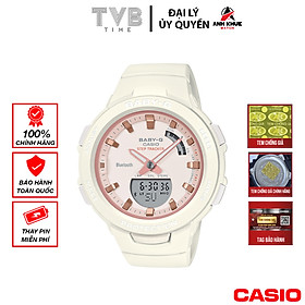 Đồng hồ nữ dây nhựa Casio Baby-G chính hãng BSA-B100CS-7ADR (41mm)