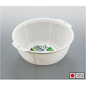 Mua Rổ nhựa tròn Sanada Seiko φ28cm  dùng để chứa/ đựng các loại thực phẩm như rau  củ  trái cây - nội địa Nhật Bản