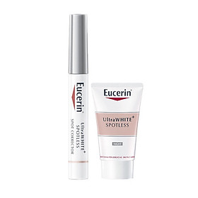 MUA TINH CHẤT GIẢM THÂM EUCERIN ULTRA WHITE TẶNG KEM DƯỠNG TRẮNG DA BAN ĐÊM EUCERIN 20ML