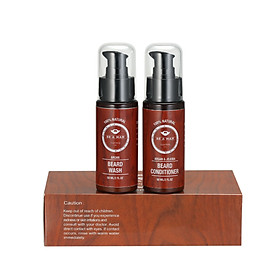 Bộ đôi dầu gội và dầu dưỡng 60ml làm mềm, kích thích mọc râu cho nam