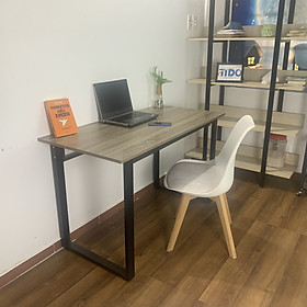 Mua Combo bàn làm việc và ghế nệm Eames - Bàn chân sắt chữ U màu đen - TI-CBUĐN