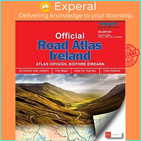 Sách - Official Road Atlas Ireland by  (UK edition, paperback)