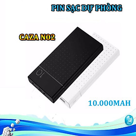 Phụ kiện điện thoại - Pin sạc dự phòng NO2 - 10.000 mAH có 2 cổng sạc USB - 1 cổng Micro sạc được nhiều lần , với nhiều thiết bị rất tiện dụng _Hàng nhập khẩu