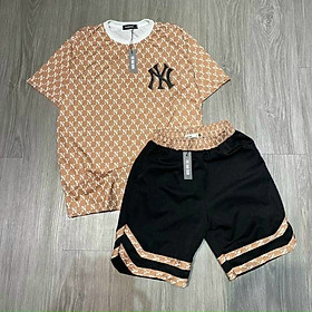 - BỘ THỂ THAO NY - L - Áo cam Quần đen
