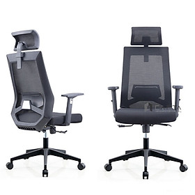 Ghế Trưởng phòng lưng lưới cao có tựa đầu CM4297-M Nội thất Capta